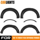 Fit For Ford F150 2009-2014 Offroad Pocket Rivet Style Black Wheel Fender Flares