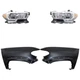 Headlamp Kit For 2016-17 Toyota Tacoma LH RH Assy Halogen Fits Wheel Arch Trim