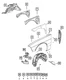 Genuine Mopar Splash Shield Left 68259093AF