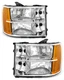 Headlight Assembly compatible with 07-13 GMC Sierra 1500/07-14 GMC Sierra 250... Headlight Assembly compatible with 07-13 GMC Sierra 1500/07-14 GMC Sierra 250...