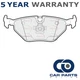 Brake Pads Set Rear CPO Fits Rover 75 BMW 3 Series Z4 MG ZT 6 XPower Saab 9-5