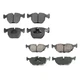 Akebono Euro Front and Rear Ceramic Brake Pads Kit For BMW E39 530i L6 540i V8