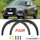 Pair Front Fender Flare Wheel Arch Molding Trim LH+RH Fit 2021-2024 Nissan Kicks