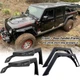 ALL 4 Front+Rear Fender Flares For 2018-2026 Jeep Wrangler JL JLU w/LED Lights ALL 4 Front+Rear Fender Flares For 2018-2026 Jeep Wrangler JL JLU w/LED Lights