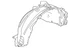 Genuine Ford Fender Splash Shield M1PZ-16102-C Genuine Ford Fender Splash Shield M1PZ-16102-C