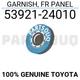 5392124010 Genuine Toyota GARNISH, FR PANEL 53921-24010