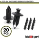 20Pcs Bumper Cover Trim Panel Retainer Fasteners for GM 10.32mm Nylon Screw-Type 20Pcs Bumper Cover Trim Panel Retainer Fasteners for GM 10.32mm Nylon Screw-Type
