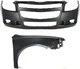 Front Bumper Cover for Chevrolet Malibu 2008-2012, Primed (Ready to Paint), Front Bumper Cover for Chevrolet Malibu 2008-2012, Primed (Ready to Paint),