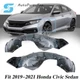 For 2019-2021 Honda Civic 2PCS Front Driver & Passenger Side Fender Liner Set
