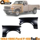 Front Fender Primed Steel Driver and Passenger Side For Ford F-150 1992-1996