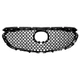 Grille Assembly For 2018-2020 Mazda 6 Textured Black Shell with Chrome Insert