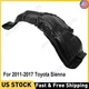 For 2011-2017 Toyota Sienna Front Passenger Side Fender Liner Plastic 5380508010