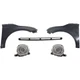 Fender Kit For 2012-2019 Fiat 500 Front Fender Kit For 2012-2019 Fiat 500 Front