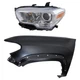 TACOMA 19-23 HEAD LAMP LH Assembly Halogen 2-pc Kit with Fender