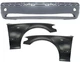 Front Bumper Cover Kit for BMW 3-Series 2002-2005, 3-Piece Set with Fenders,