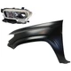 Headlight Kit For 2016-2023 Toyota Tacoma Driver Side Assy Halogen CAPA w Fender Headlight Kit For 2016-2023 Toyota Tacoma Driver Side Assy Halogen CAPA w Fender