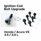 Ignition Coil Bolts for Honda Acura V6 3.5 3.2 3.0 grade 10.9 black Ignition Coil Bolts for Honda Acura V6 3.5 3.2 3.0 grade 10.9 black