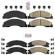 Front + Rear Pads Ceramic For Ford E150 250 350 2008-2013-2014-2021 SUPER DUTY Front + Rear Pads Ceramic For Ford E150 250 350 2008-2013-2014-2021 SUPER DUTY