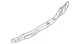 Genuine Nissan Fender Filler Panel 65821-3TA0A
