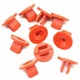 25Pcs Splash Shields Fender Repair Clips Nuts Flange Nut For Ford W702438S300 25Pcs Splash Shields Fender Repair Clips Nuts Flange Nut For Ford W702438S300