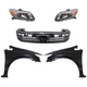 Headlight Assembly Kit for 2012-2012 Honda Civic, Includes Right (Passenger) and