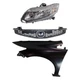 Headlamp Kit For 2013 Honda Civic Driver Side Assembly Halogen Sedan