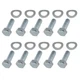 1950-1979 VW Beetle Fender Bolt Washer Kit 20pc Zinc Plated M8 111898051 1950-1979 VW Beetle Fender Bolt Washer Kit 20pc Zinc Plated M8 111898051
