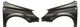 Front, Driver and Passenger Side Fender For Saturn Astra 2008-2009 Front, Driver and Passenger Side Fender For Saturn Astra 2008-2009