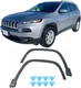 2X FRONT LEFT&RIGHT FENDER FLARES SET FOR 2014 2015 2016 2017 2018 JEEP CHEROKEE 2X FRONT LEFT&RIGHT FENDER FLARES SET FOR 2014 2015 2016 2017 2018 JEEP CHEROKEE