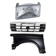 Front Fender Kit for Ford F-Series/F-Super Duty 1992-1997, Left (Driver), Primed