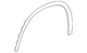 Genuine Mercedes-Benz Wheel Opening Molding 156-885-23-22