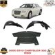 Front Engine Splash Shield Undercover + Fender Linear For 05-10 CHRYSLER 300 RWD Front Engine Splash Shield Undercover + Fender Linear For 05-10 CHRYSLER 300 RWD