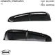 1 Pair Gloss Black Fender Grille Air Vents Trim For Porsche Panamera 2017-2023