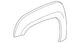 Genuine GM Primed Passenger Side Front Fender Flare 15944736 Genuine GM Primed Passenger Side Front Fender Flare 15944736