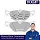 KGF Rear Brake Pads Set Fits BMW 3 Series Z4 Z3 Rover 75 Saab 9-5