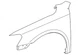 Genuine Volkswagen Fender 561-821-021-B