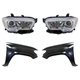 Headlight Kit For 2019-2023 Toyota Tacoma Left Right Halogen Assembly w/ Fenders Headlight Kit For 2019-2023 Toyota Tacoma Left Right Halogen Assembly w/ Fenders