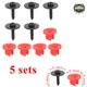 5X W702413-S450B, W702413S450B Nut Screw set For 2010-2018 Ford Focus Escape 5X W702413-S450B, W702413S450B Nut Screw set For 2010-2018 Ford Focus Escape