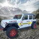 Front & Rear Fender Flares w/LED Lights For Jeep Wrangler 2018-2026 JL JLU Steel Front & Rear Fender Flares w/LED Lights For Jeep Wrangler 2018-2026 JL JLU Steel