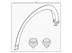 Genuine Mazda Wheel Opening Molding KB7W-51-W20E-8N