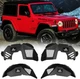 Steel Offroad Front+Rear Inner Fender Liners for Jeep Wrangler 2018-2026 JL JLU Steel Offroad Front+Rear Inner Fender Liners for Jeep Wrangler 2018-2026 JL JLU