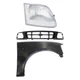 Fender and Headlight Kit For 97-98 Ford F-150 F-250 Primed Passenger Side