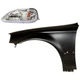 CIVIC 99-00 HEAD LAMP LH Lens and Housing Halogen 2-pc Kit with Fender
