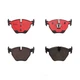 Disc Brake Pad Set-Premium NAO Ceramic OE Equivalent Pad Brembo P06025N