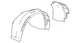Genuine GM Passenger Side Front Wheelhouse Liner 22868774 Genuine GM Passenger Side Front Wheelhouse Liner 22868774