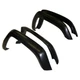 Crown Fender Flare Fits 1997-2001 Jeep XJ Cherokee 4-Piece Black Gloss Fender Fl Crown Fender Flare Fits 1997-2001 Jeep XJ Cherokee 4-Piece Black Gloss Fender Fl