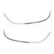 For GMC C3500 HD Fender Trim 1991-2000 Driver and Passenger Side Pair Chrome