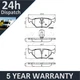 Fits BMW 3 Series Z4 Z3 Rover 75 Saab 9-5 + Other Models PV Rear Brake Pads Set