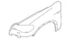 Genuine BMW Fender Assembly 51-65-7-222-996 Genuine BMW Fender Assembly 51-65-7-222-996
