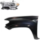 Headlamp Kit For 2016-17 Toyota Tacoma Driver Side Assembly Halogen with Fender Headlamp Kit For 2016-17 Toyota Tacoma Driver Side Assembly Halogen with Fender